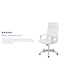 Flash Furniture White LeatherSoft Office Chair BT-20595H-2-WH-GG - alternate 6